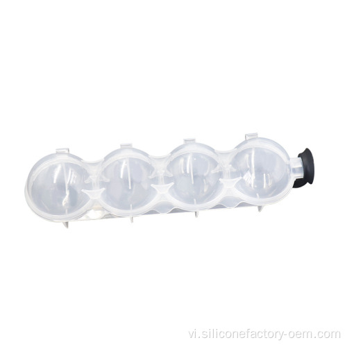 Vũ khí 4 lỗ Whiskey Ice Ball khuôn 2,2 inch